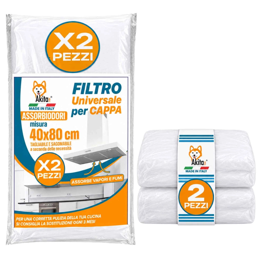 Filtro Cappa Cucina Akitaink 40x80 cm Universale 2 PZ