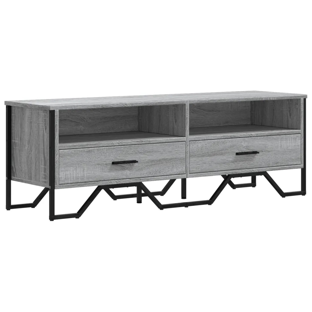 vidaXL Mobile Porta TV Grigio Sonoma 122x34x41cm in Legno Multistrato