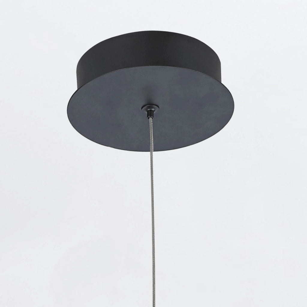 Lampada a sospensione LED nera Demark 28W Quintiesse