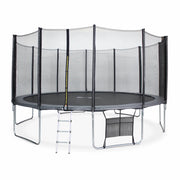 Trampolino 490cm con confezione di accessori, grigio