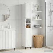 Armadio da Bagno con Ripiano Aperto ZWOLLE Bianco 896375