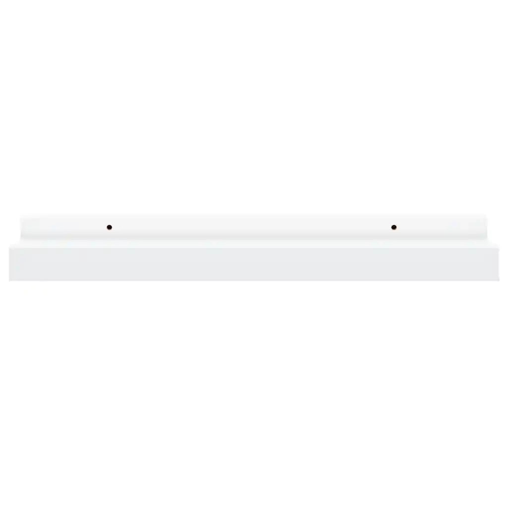 Mensole con Sporgenza 2 pz Bianche 40x9x3 cm MDF 323928
