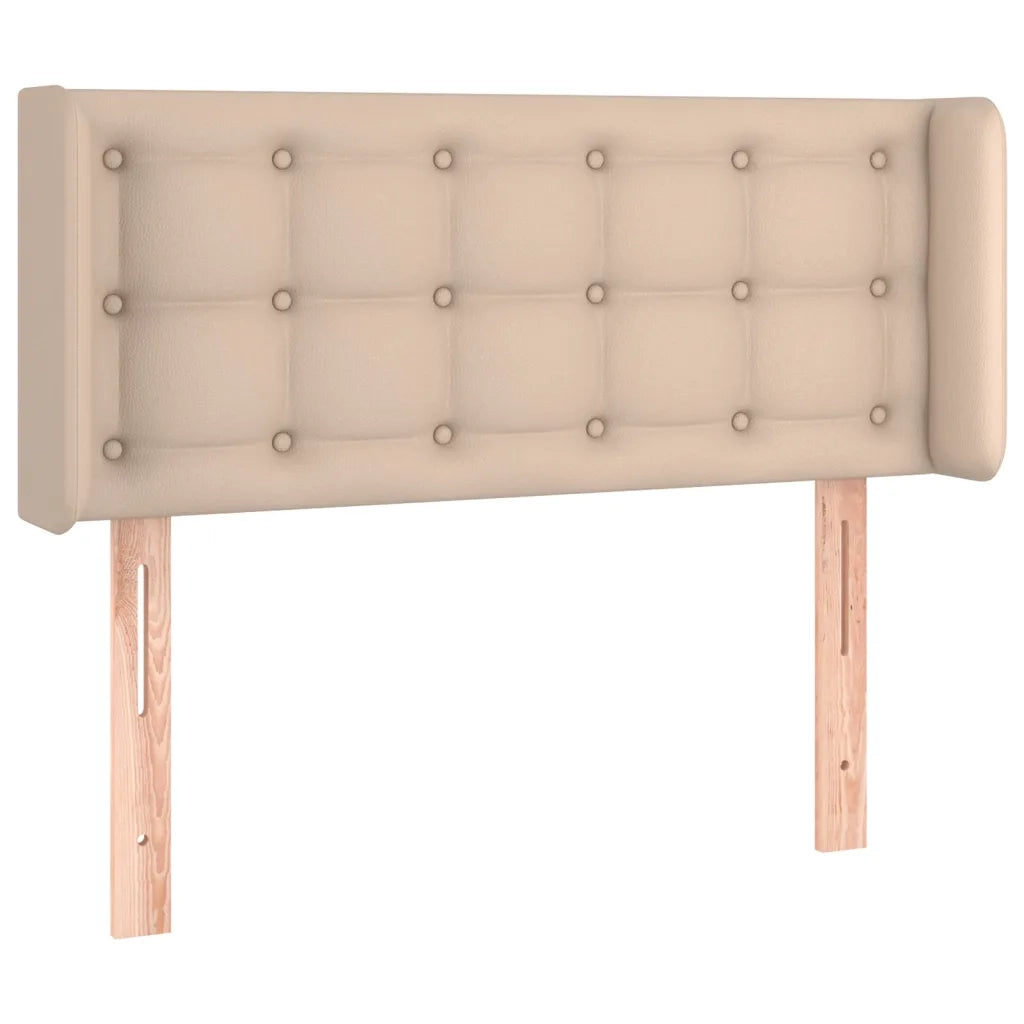 Testiera ad Orecchio-Testata con Orecchie Cappuccino 83x16x78/88 cm in Similpelle 147223