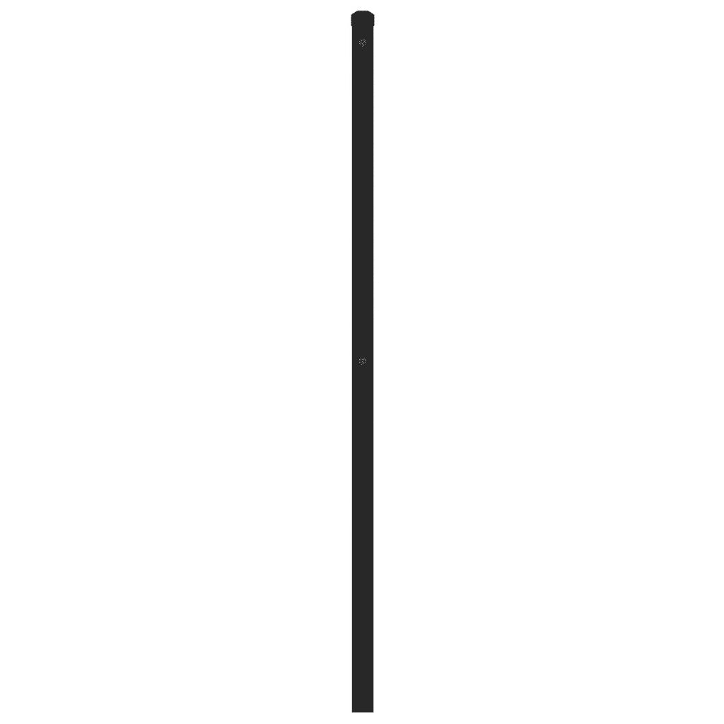 Testiera di Ricambio in Metallo Nero 160 cm 376261