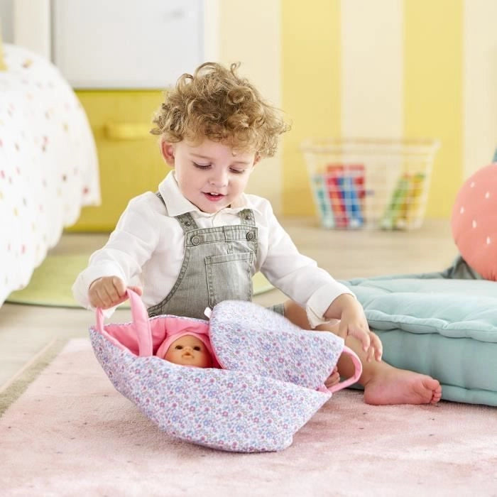Accessori per bambole - COROLLE - Culla floreale - per bambola 30 cm - da 18 mesi
