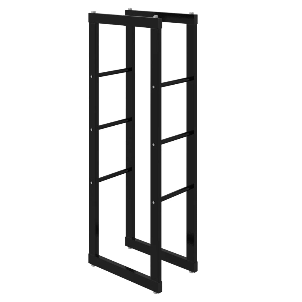 Portalegna, portalegna in metallo 40x25x100 cm