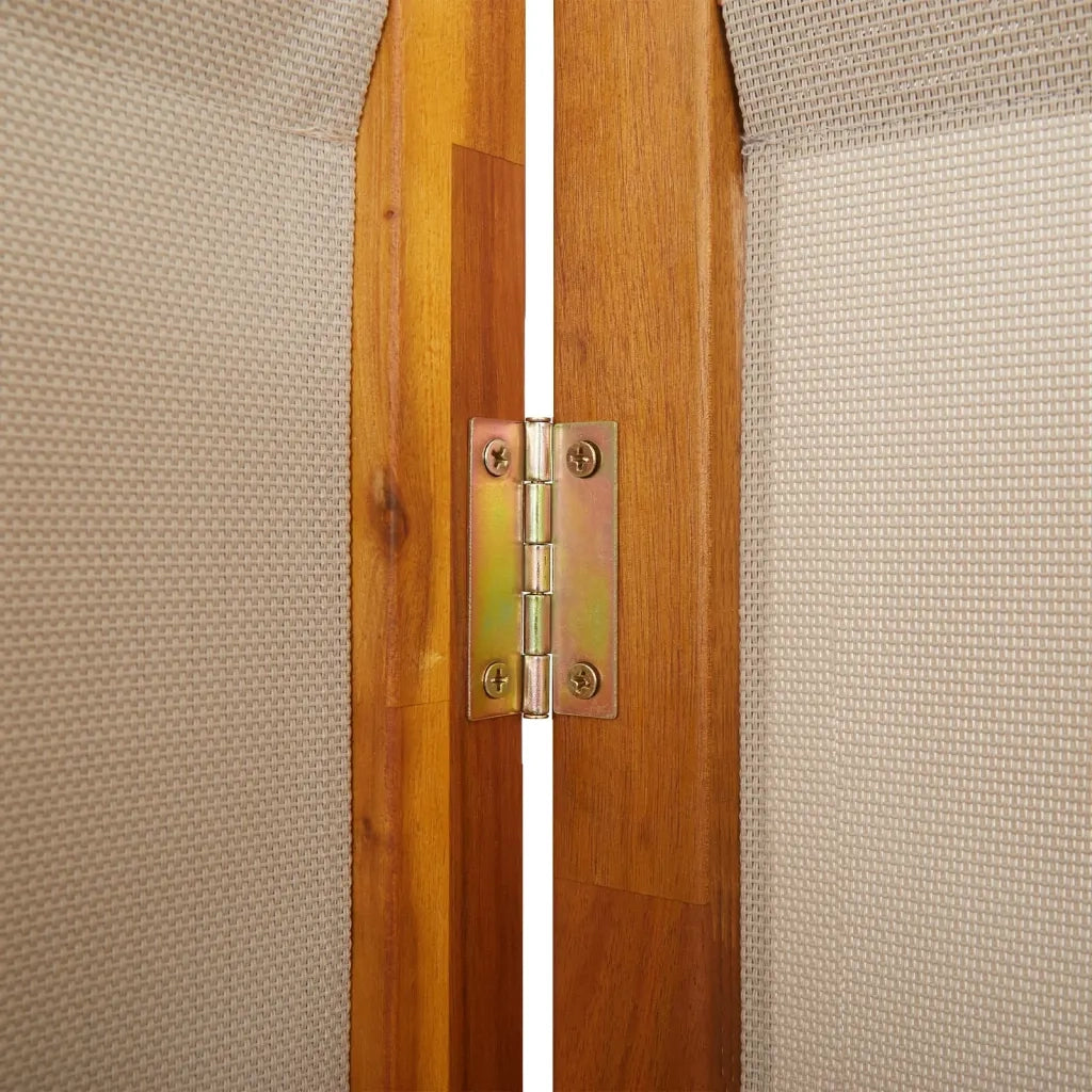 Divisorio Ambienti | Divider per stanze | Paravento a 5 Pannelli Tortora 350x180 cm