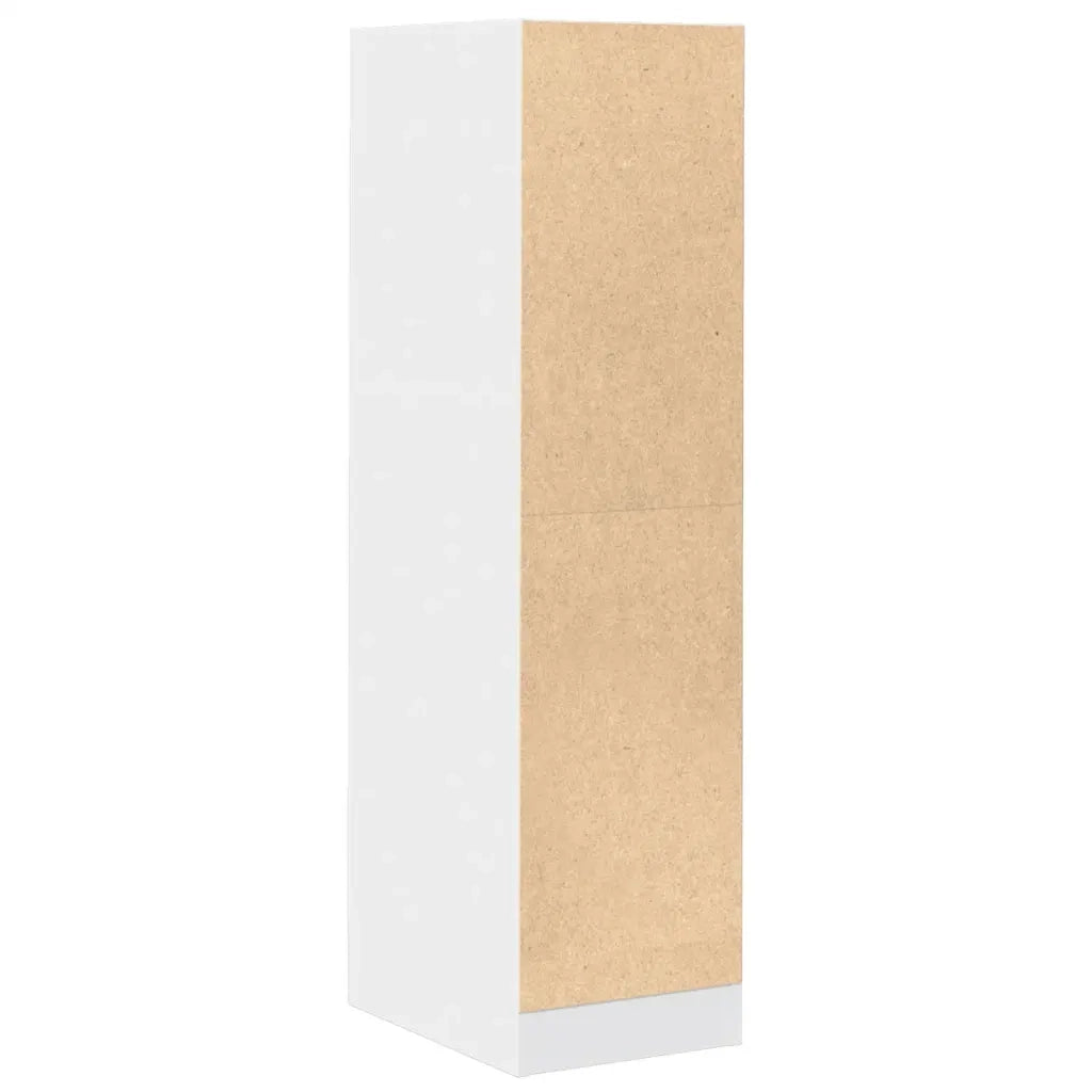 Armadietto da Farmacia Bianco 30x41x118 cm in Truciolato