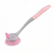 Spazzola Cucina Rosa Doppia Testa 2 Lati Lavapiatti Multiuso 73440