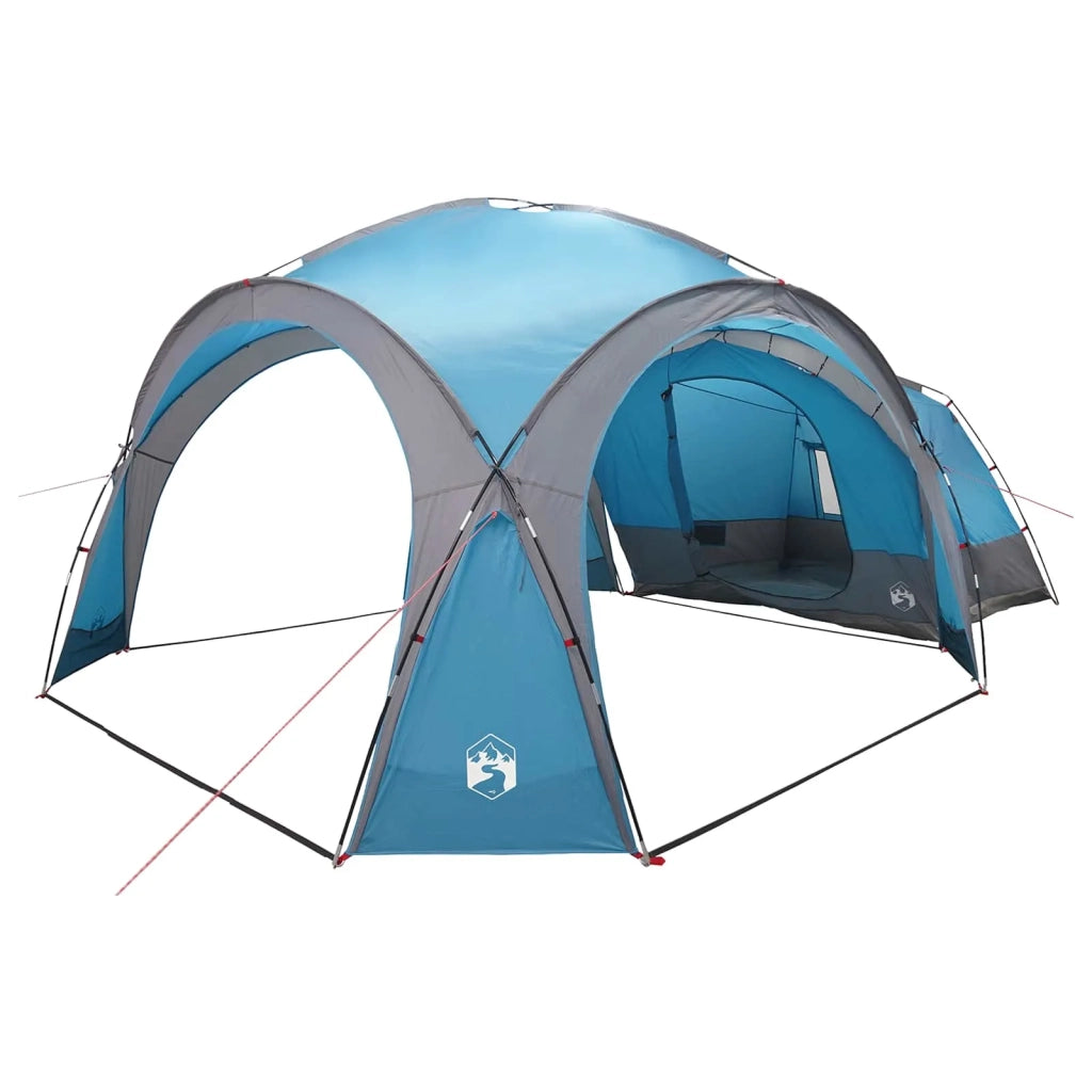 Tenda Laterale Blu 410 x 410 x 250 cm Poliestere e Acciaio 42028682