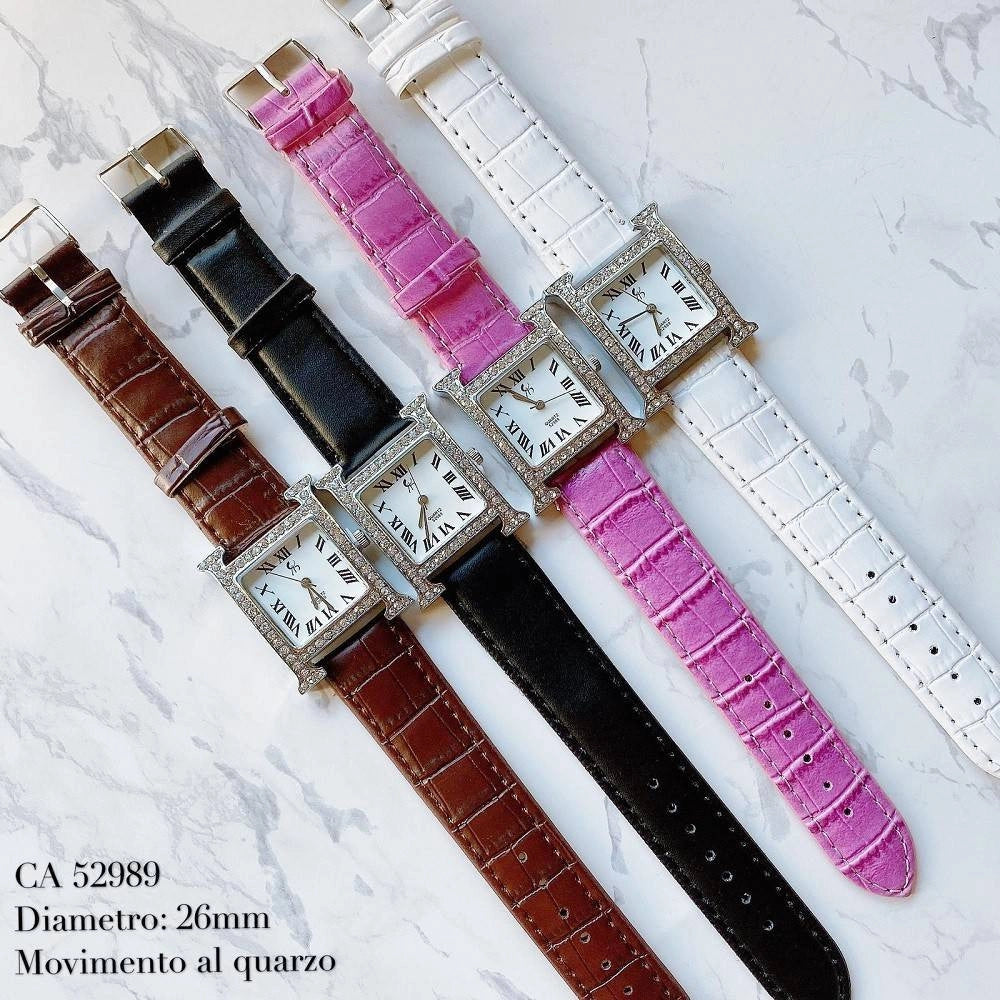 Trade Shop - Orologio Da Polso Ca 52989 Donna Analogico Al Quarzo Fashion Casual Brillantini -