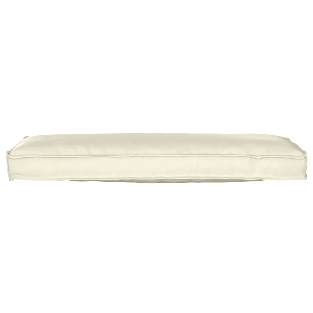 Cuscino per sedie | Cuscino Crema 120 x 40 x 8 cm Tessuto Oxford