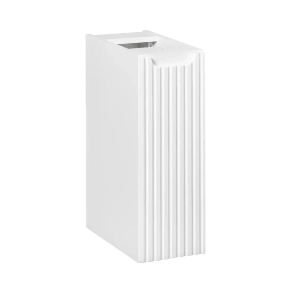 Insieme VANO cashmere e bianco 140cm : mobili sotto lavabo con cassetti e armadietti + lavabi da appoggio marrone cappuccino