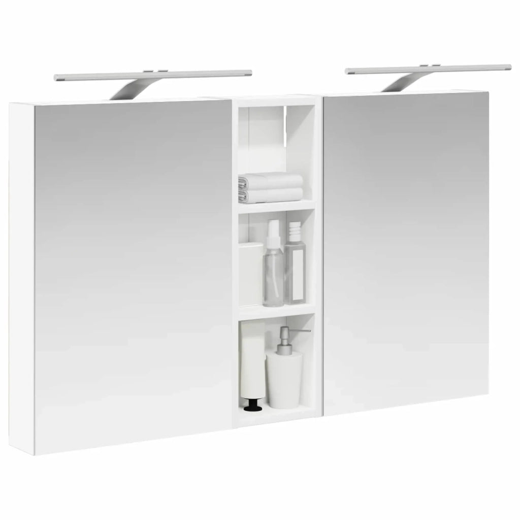 Set di Armadi da Bagno con porta 3 pcs 100 x 10,5 x 60,5 cm 3403704