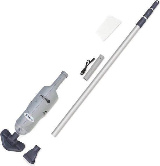 Asciugapolvere portatile USB con tubo telescopico da 94 pollici e set di pennelli intercambiabili