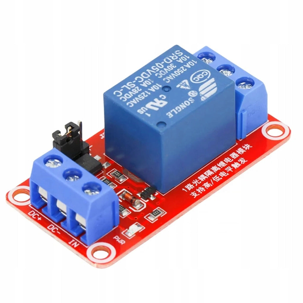 Modulo Relè 1 Canale 5V H/L 10A – Alta Qualità e Affidabilità | Compatibile con Arduino