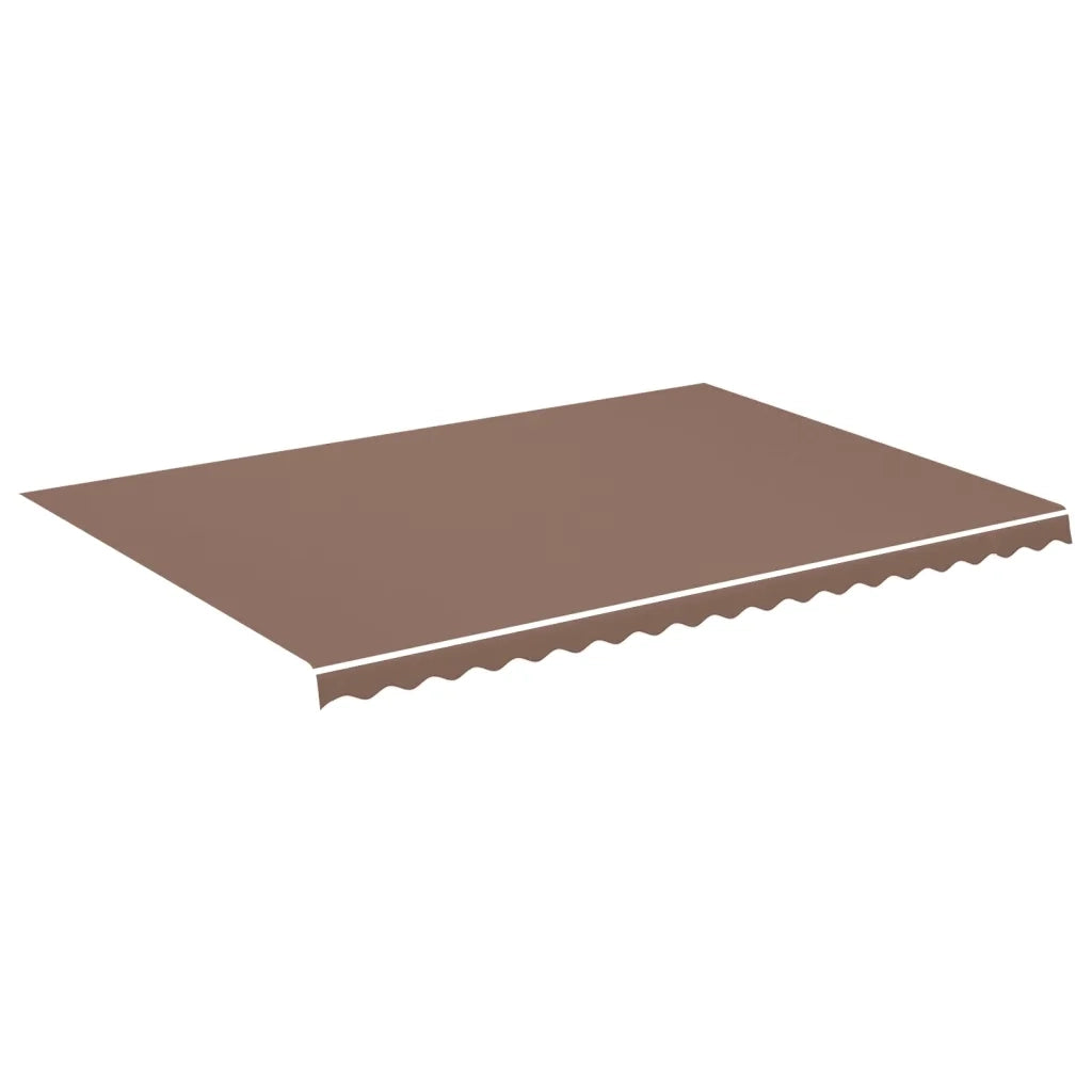 Tessuto di Ricambio per Tenda da Sole-Ricambio telo per tenda da sole Marrone 5x3,5 m