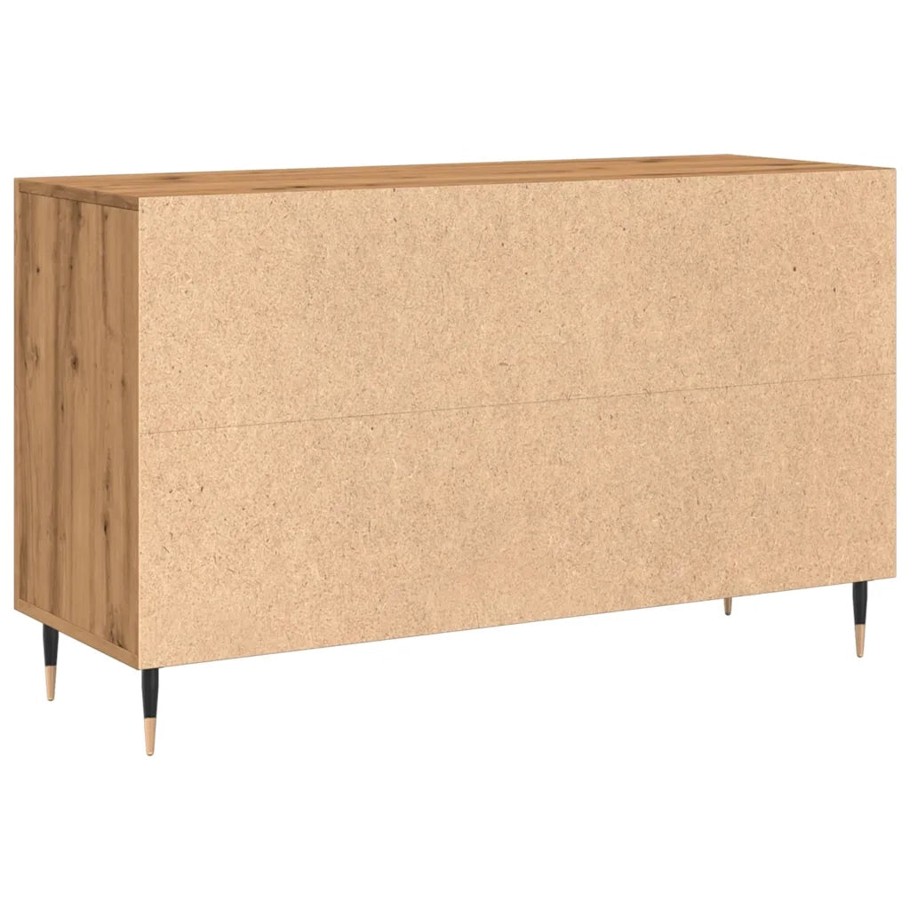 Credenza | Madia | Buffet da pranzo | Armadio da pranzo Rovere Artigianale 100x36x60 cm in Legno Multistrato