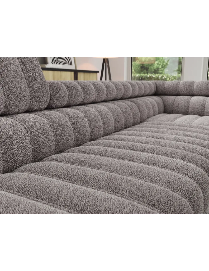 Divano ad angolo collezione KANEDOJO colore Grigio