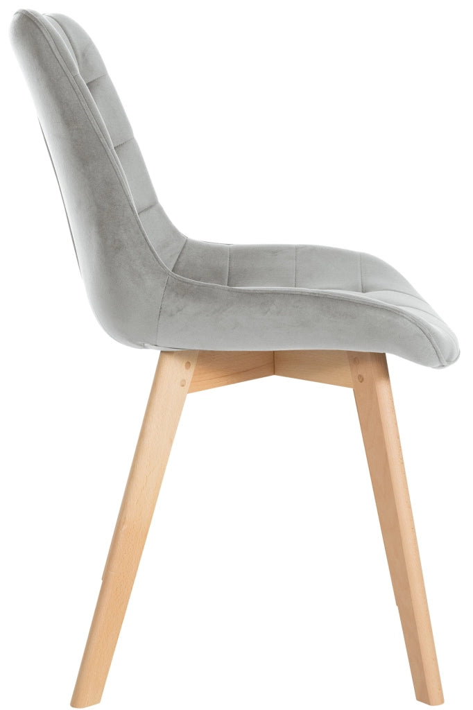 Sedia Brook Velvet grigio