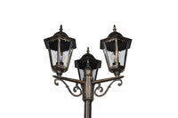 Lampione da Esterno Attacco E27 in Alluminio Ruggine