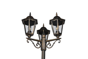 Lampione da Esterno Attacco E27 in Alluminio Ruggine