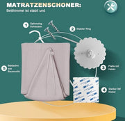 Decorazione per camera da letto bambini, baldacchino per camera da bambini, decorazione per camera da letto per bambini, decorazione per camera da letto per ragazzi, decorazione per camera da letto per bambini (grigio)