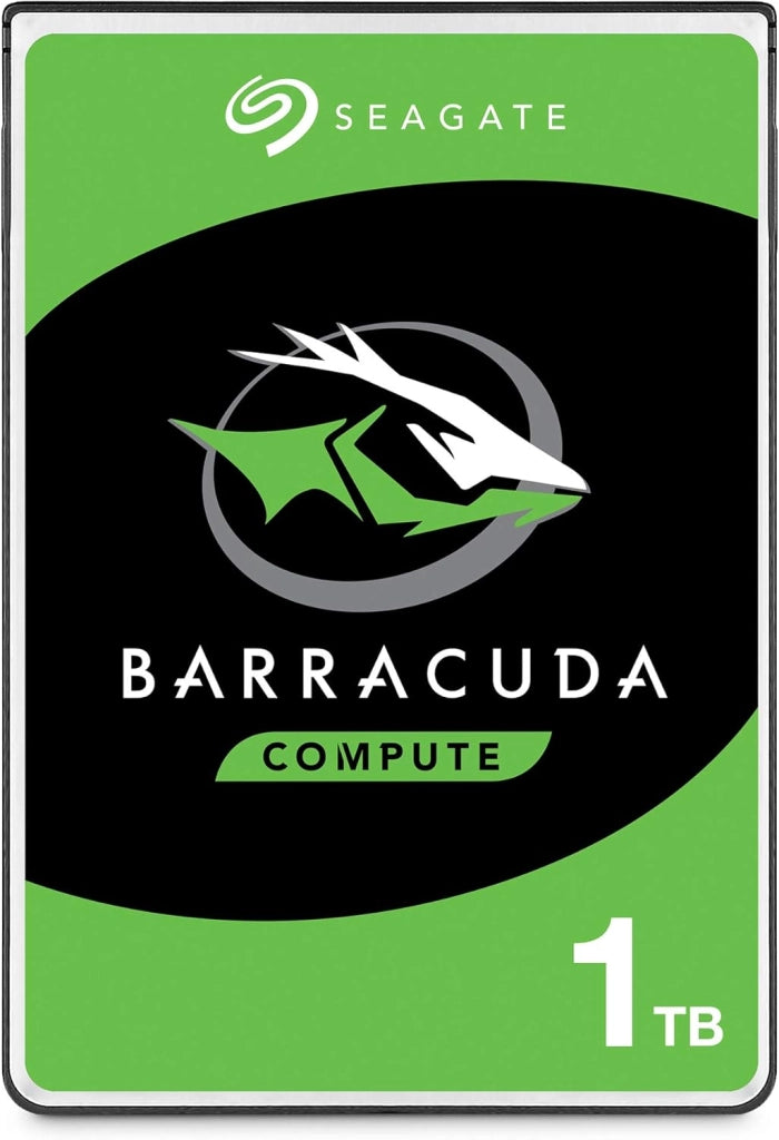 BarraCuda 1TB, Unità disco interna, 2.5", SATA 6 GB/s, 5400 RPM, 128 MB cache (ST1000LM048)