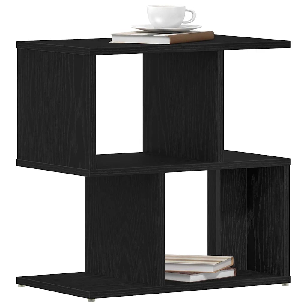 Armadio da Notte Rovere Nero 50 x 30 x 51,5 cm 862619