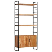 Libreria a 4 Livelli 80x30x180 cm in Legno Massello di Acacia cod mxl 24054