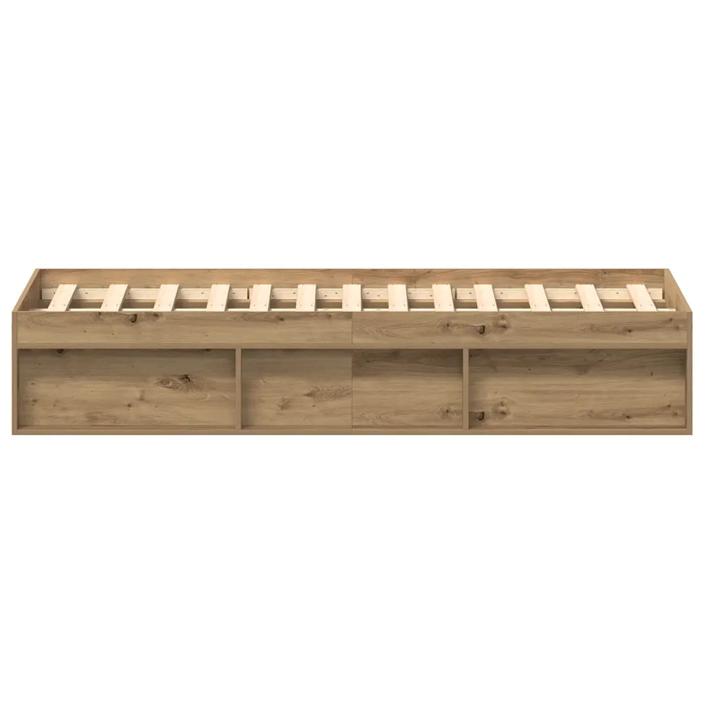 Giroletto senza Materasso Rovere Artigianale 135x190cm 3329316
