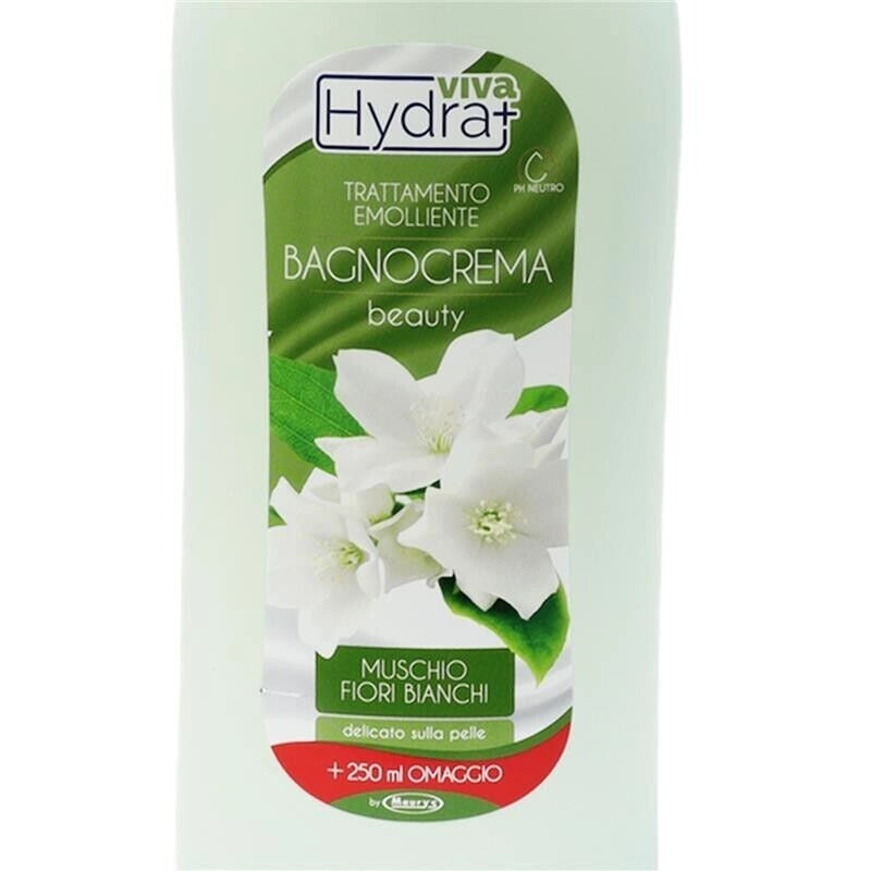 KIT SET 3 PZ MAURY'S BAGNOSCHIUMA 1 LT MUSCHIO E FIORI BIANCHI