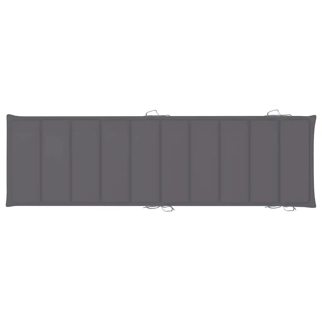 Sdraio 2 pz con Cuscini in Legno Massello di Acacia cod mxl 45101