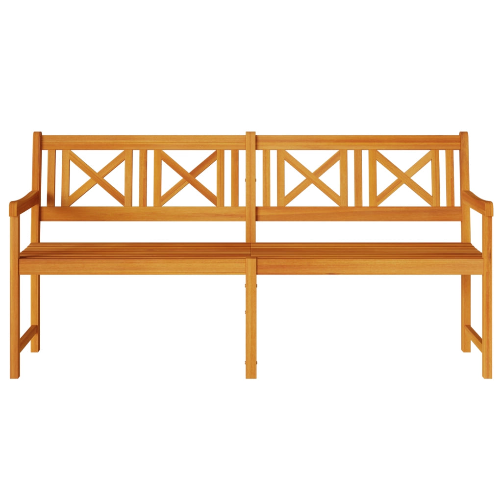 Panchina da Giardino 180x56x90 cm Legno Massello di Acacia