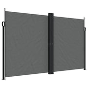 Tenda da Sole | Tenda parasole Laterale Retrattile Antracite 200x1000 cm