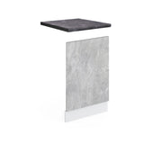 Pannello frontale R-Line Calcestruzzo/Bianco 45 cm, PL Antracite Vicco