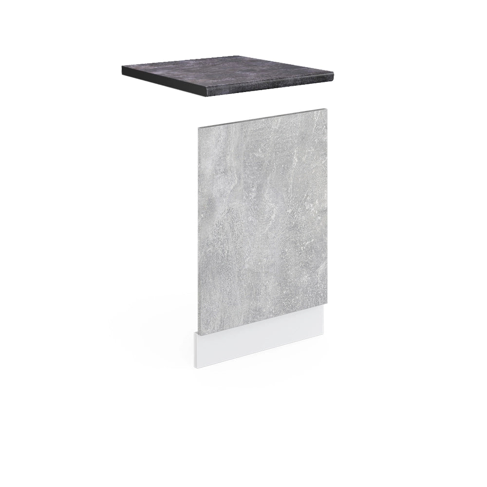Pannello frontale R-Line Calcestruzzo/Bianco 45 cm, PL Antracite Vicco