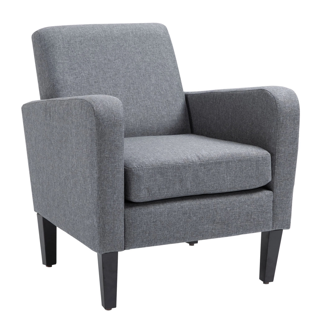 Poltrona 66x72x74 cm ergonomica con imbottitura in schiuma; poliestere grigio chiaro