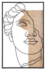 Pannello Decorativo 3D David - cm 50x2x80