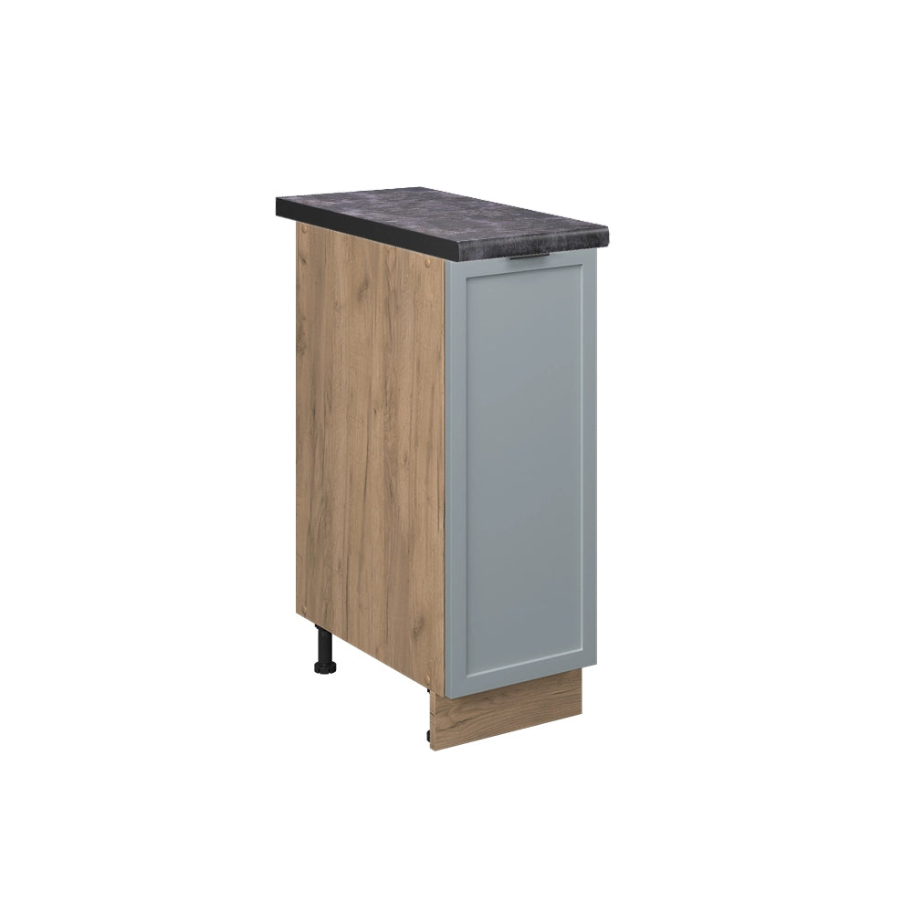 Vicco Armadio cucina dispensa alto Blu-grigio chiaro 30 cm , PL Antracite