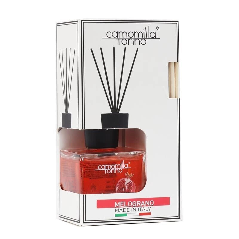 CAMOMILLA TORINO DIFFUSORE PER AMBIENTE CON BASTONCINI AL MELOGRANO DA 100 ML