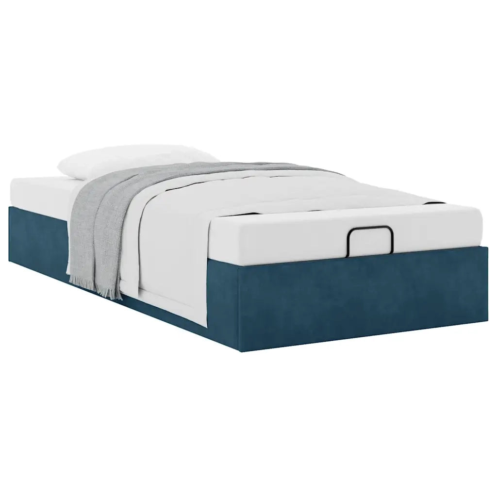 Struttura Letto Pouf Senza Materasso 90x200 cm Velluto 3310941