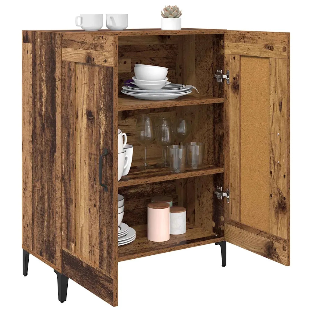 Credenza | Madia | Buffet da pranzo | Armadio da pranzo Legno vecchio 69,5 x 34 x 90 cm Legno multistrato