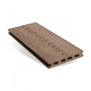 Pavimento esterno WPC effetto legno marrone, listoni 300 cm con clip fissaggio nascosto per terrazzo giardino - Esterni da Vivere