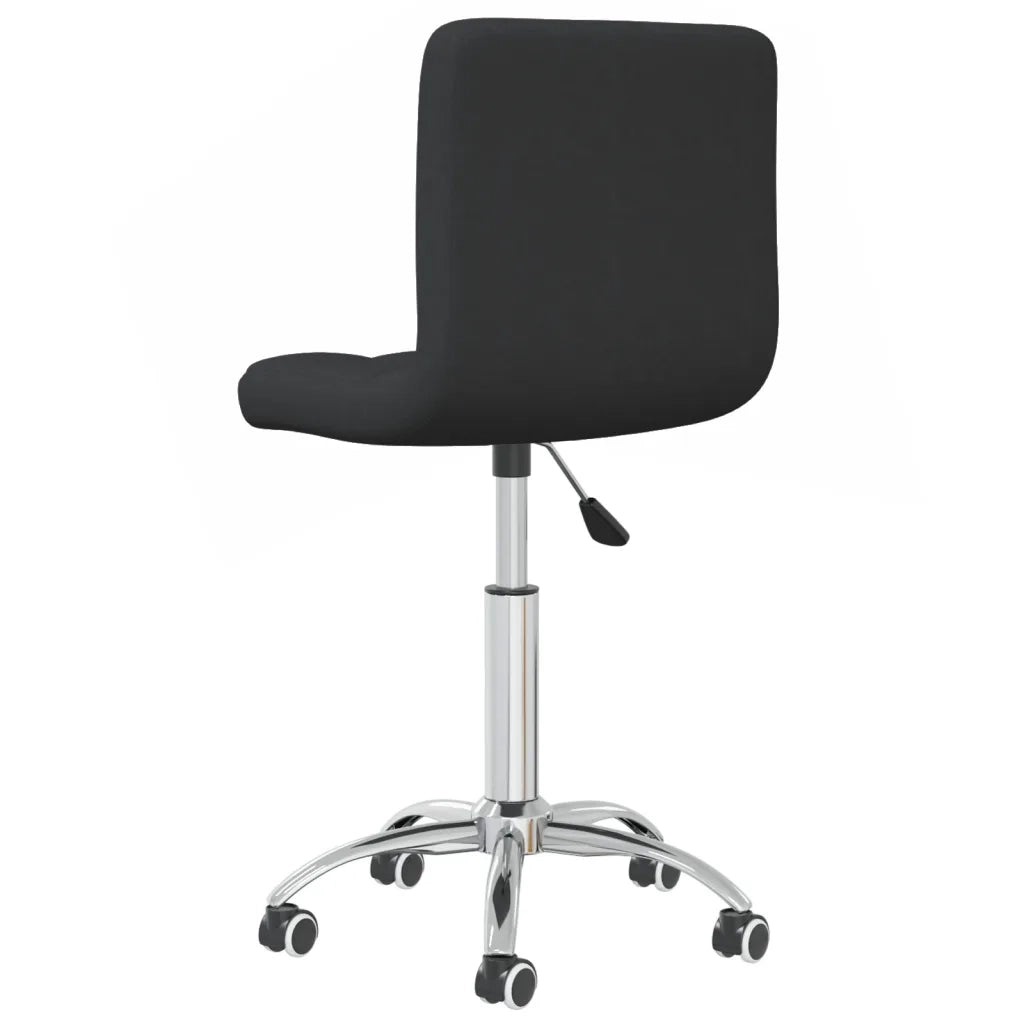Sedia da Pranzo Girevole Nera in Tessuto cod mxl 11718