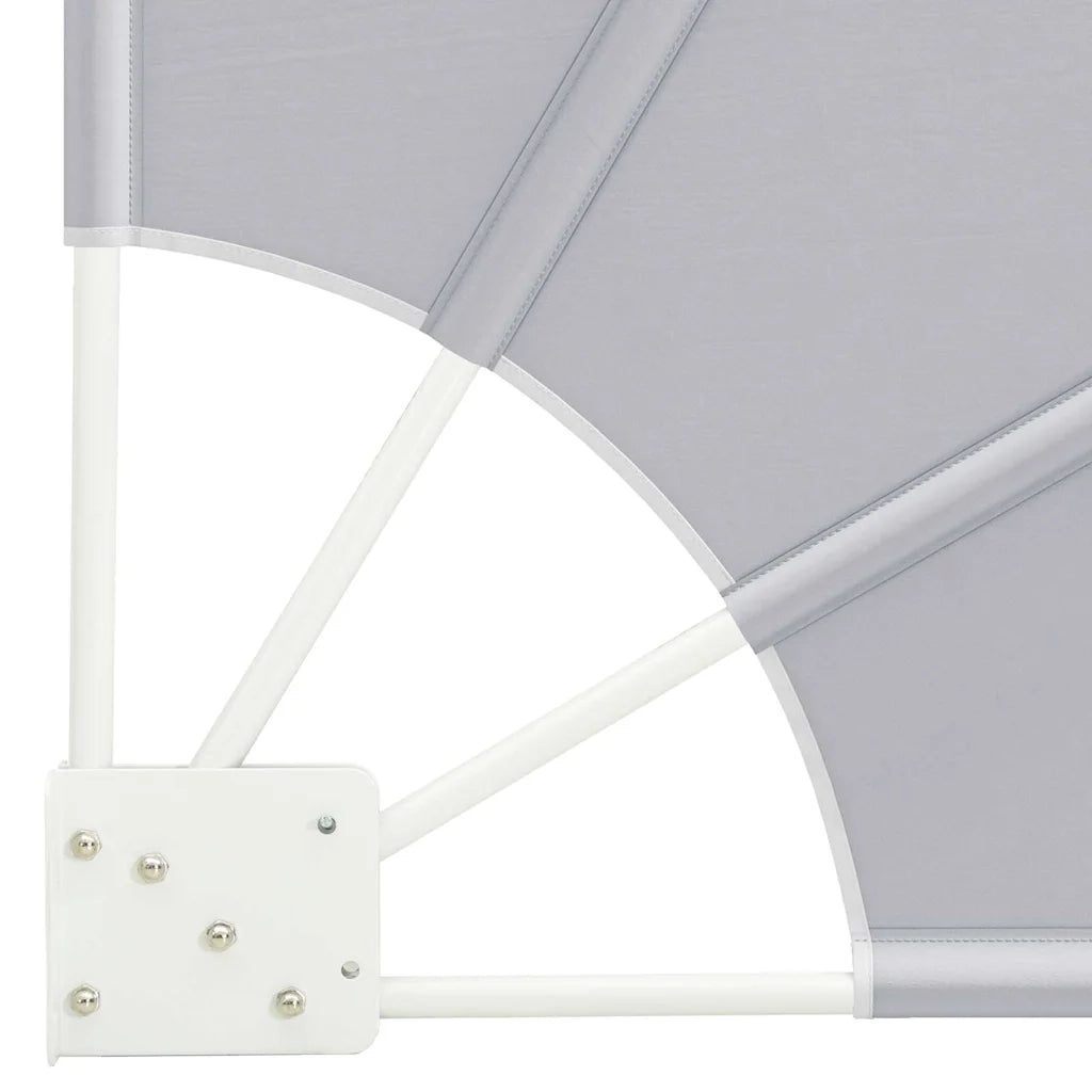 Schermo di Privacy per Balcone-Pannello per privacy 115 x 115 cm Poliestere Grigio