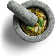 Mortaretto e Pestello, Ciotola Trituratrice con Martello a Manico, Pestello per Aglio e Salsa, Tritacarne Manuale per Cucina Accessori di Cucina per Condimenti