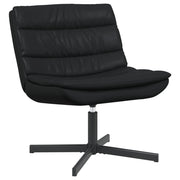 Sedia girevole Nero 63 x 75 x 76 cm PU Lucido 42007346
