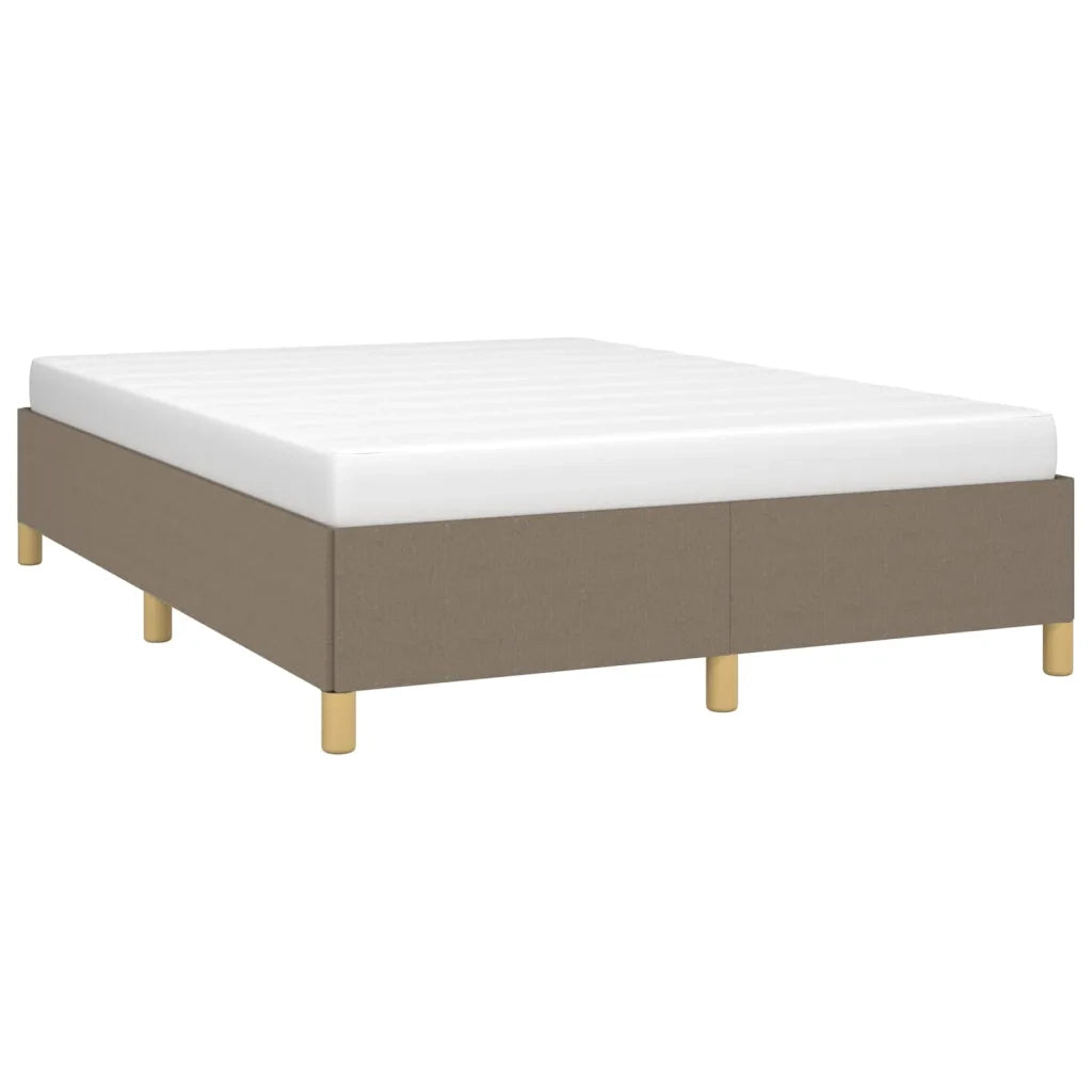Giroletto senza Materasso-Struttura Letto Tortora 140x190 cm in Tessuto