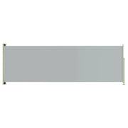 Tenda da sole laterale retrattile/schermo privacy per patio giardino terrazza balcone 200 x 600 cm grigio 02_0007365